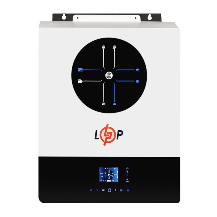 Гібридний сонячний інвертор (ДБЖ) LPW-MAXII-ULTRA 8000VA (8000Вт) 48V 150A MPPT 90-450V ON-OFF GRID Уцінка