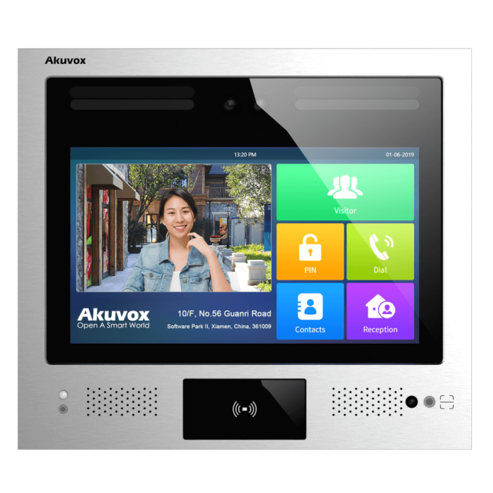 X916S - Багатоабонентна панель виклику на Android (розпізнавання обличчя), Багатоабонентна