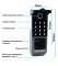 Бездротовий біометричний комплект контролю доступу SEVEN LOCK SL-7772BF з замком Cross Latch