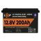 Акумулятор LP LiFePO4 12V (12,8V) - 200 Ah (2560Wh) (Smart BMS 150А) з BT пластик Уцінка