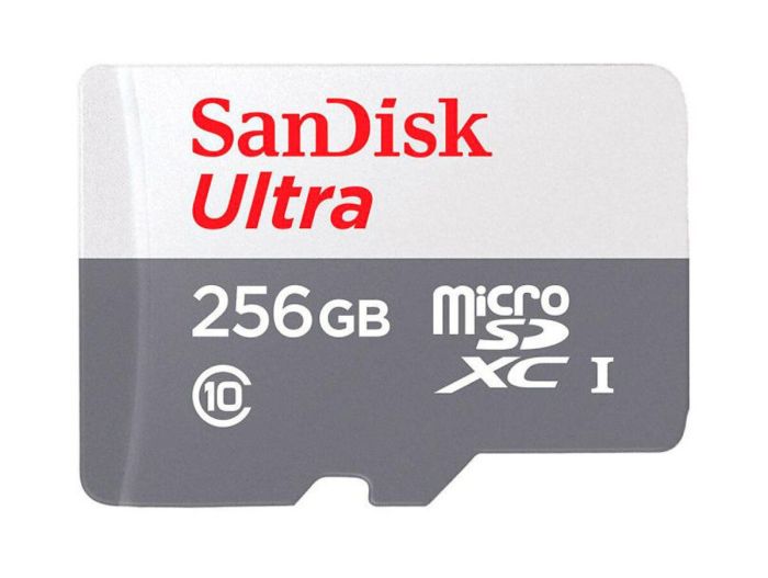 Карта пам'яті microSDXC (UHS-1) SanDisk Ultra 256Gb class 10 A1 (100Mb/s) (SDSQUNR-256G-GN3MN)