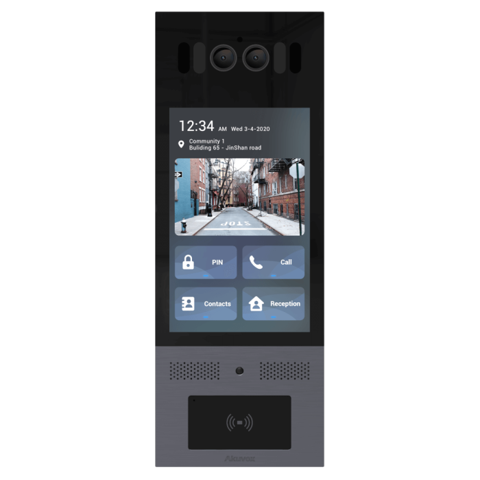 X915S - Багатоабонентна панель виклику на Android (розпізнавання обличчя, Bluetooth), Багатоабонентна