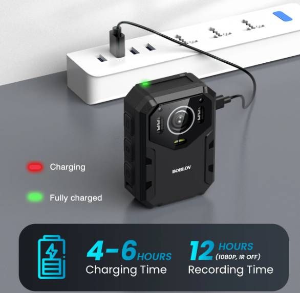 Боді камера BOBLOV B4K1, GPS, 128GB (1255)