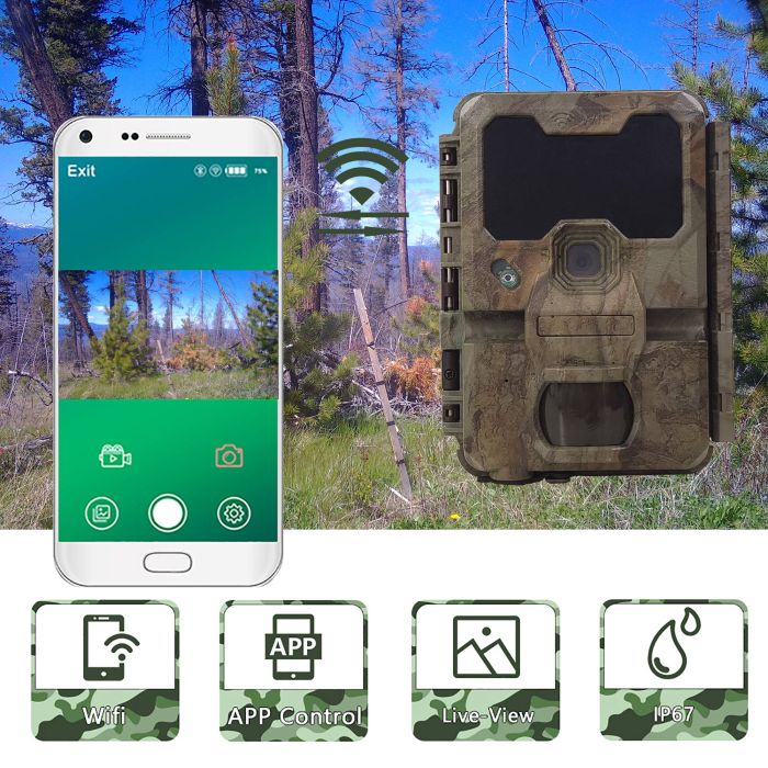 WIFi фотопастка KeepGuard KW866WF (32Mp, 4K)