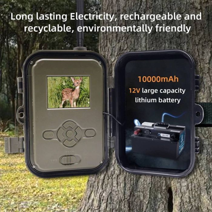 APP / 4G фотопастка HC940Pro Li (30MP, 8000mAh, Хмарний сервіс) (1060)