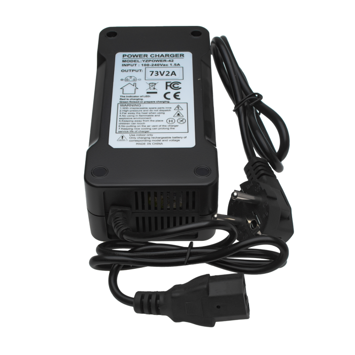 Зарядний пристрій для акумуляторів LiFePO4 60V (73V)-2A-120W