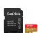 Карта пам'яті microSDXC (UHS-1 U3) SanDisk Extreme For Action Cams and Drones A2 128Gb class 10 V30 (R190MB/s,W90MB/s) (adapter) (SDSQXAA-128G-GN6AA)