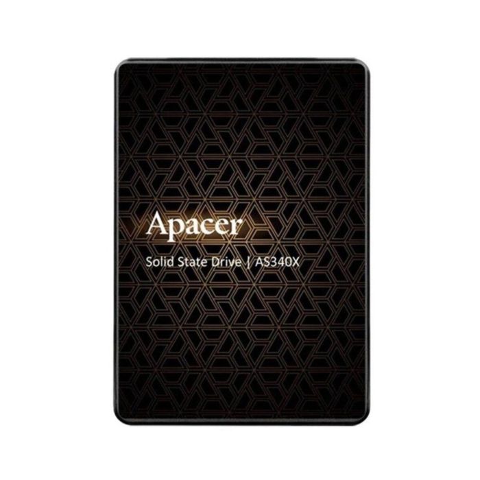 Накопичувач SSD Apacer AS340X 480GB 2.5"; 7mm SATAIII 3D NAND Read/Write: 550/520 MB/sec (AP480GAS340XC-1)