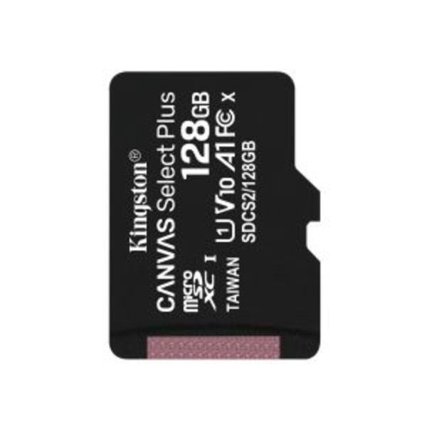 Карта пам'яті microSDXC (UHS-1) Kingston Canvas Select Plus 128Gb class 10 А1 (R-100MB/s) (SDCS2/128GBSP)