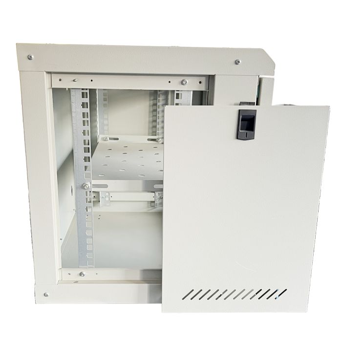 Шафа серверна настінна з полицею GEAR 9U 19'' 600x450x450 Сіра (GWMSN-9U-600-450G)