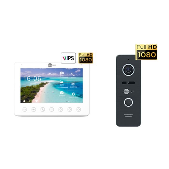 Комплект відеодомофонів Neolight NeoKIT HD + Black