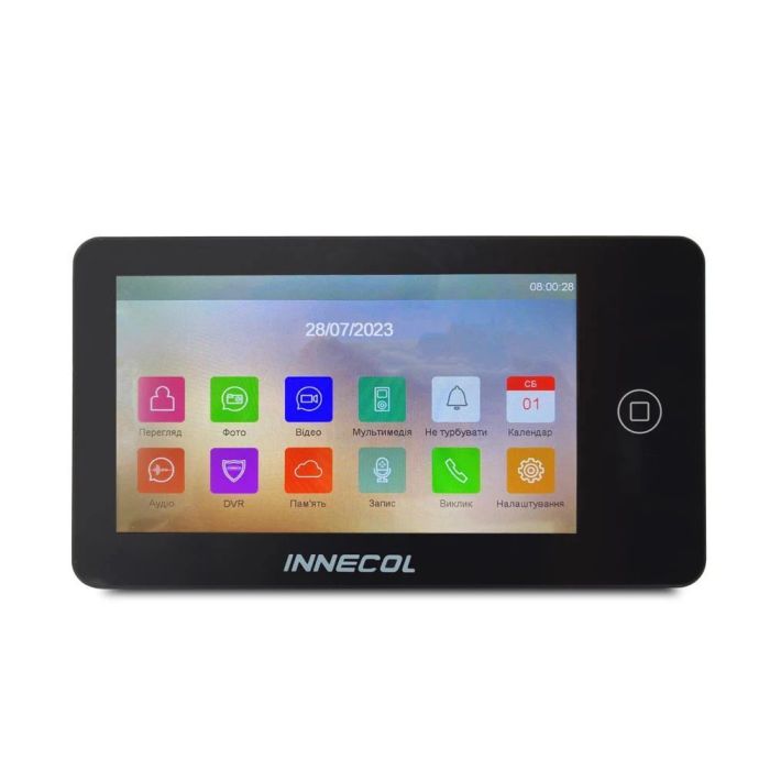 Комплект відеодомофону 7" INNECOL NEO HD (Black) + Tantos Triniti HD