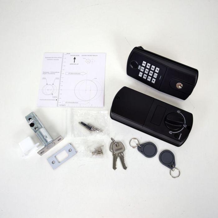 Smart замок ATIS Lock A20T зі сканером відбитку пальця і зчитувачем Mifare