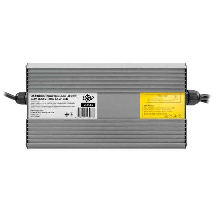 Зарядний пристрій до акумуляторів LiFePO4 3.2V (3.65V)-20A-64W-LED Уцінка