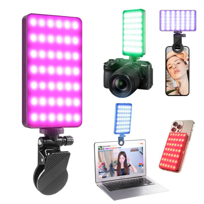 Світло портативне магнітне для телефону та камери 2500-9000К AC Prof M20 RGB