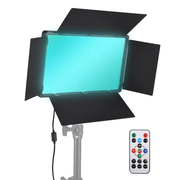 Панель світлодіодна RGB зі штативом 210см відеосвітло прямокутне 40Вт CRI 95+ AC Prof U600 RGB-T