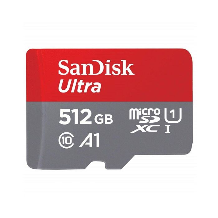 Карта пам'яті microSDXC (UHS-1) SanDisk Ultra 512Gb class 10 A1 (150Mb/s) (adapter SD) (SDSQUAC-512G-GN6MA)
