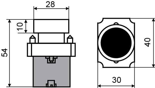 XB2-BA3351 Кнопка "Старт" 