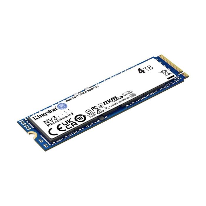 Накопичувач SSD M.2 Kingston NV3 4000GB NVMe 2280 PCIe 4.0 x4 3D NAND (SNV3S/4000G)