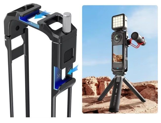 Рамка Insta360 X4 алюмінієва швидкознімна з ковпачком aMagisn AD01-A