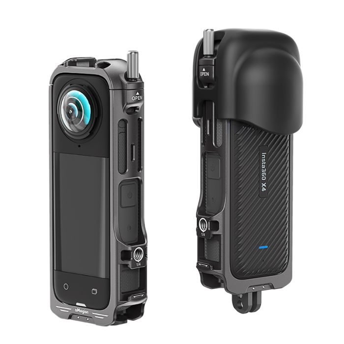 Рамка Insta360 X4 алюмінієва з ковпачком на лінзи aMagisn AD01