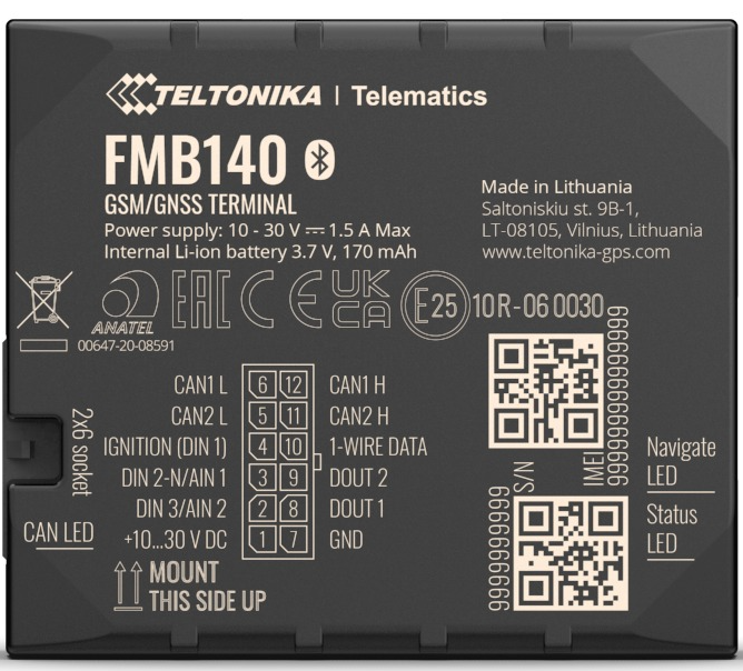 GPS-трекер Teltonika FMB140 (LV-CAN200)