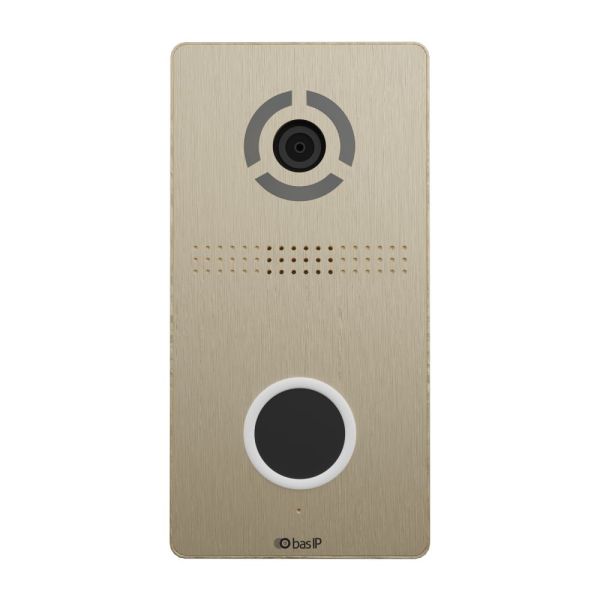 IP панель виклику Bas-IP AV-05SD gold з безконтактною кнопокою виклику