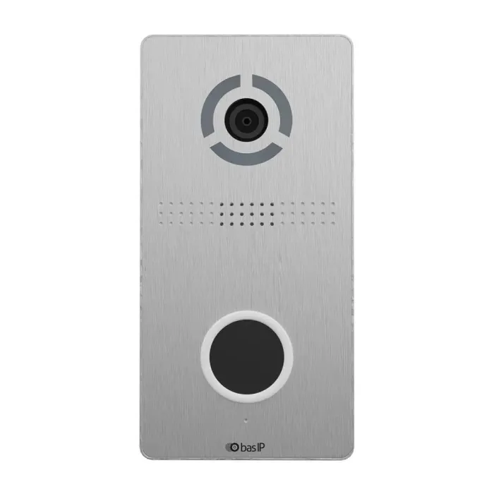 IP панель виклику Bas-IP AV-05SD silver з безконтактною кнопокою виклику