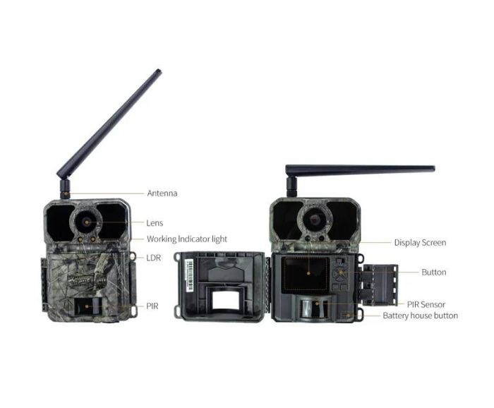 4G фотопастка KeepGuard KW896 (36Mp, 2K)