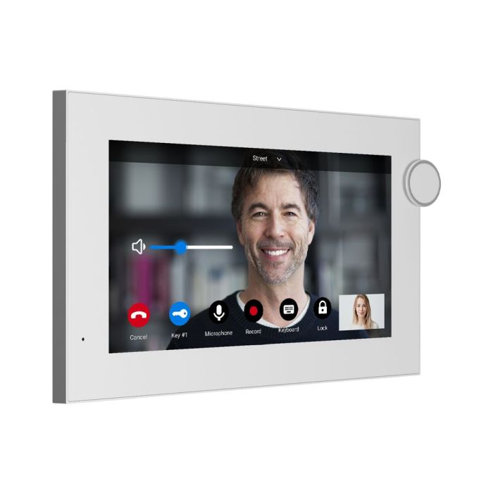 IP-відеодомофон Bas-IP AZ-07LF Android 7" Wi-Fi white з можливістю горизонтального та вертикального монтажу