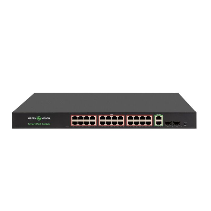 Комутатор мережевий POE GV-023-D-24G+2PG+2SFP