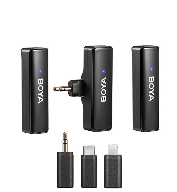 Бездротовий мікрофон iPhone/Android/камера подвійний BOYA BOYALINK
