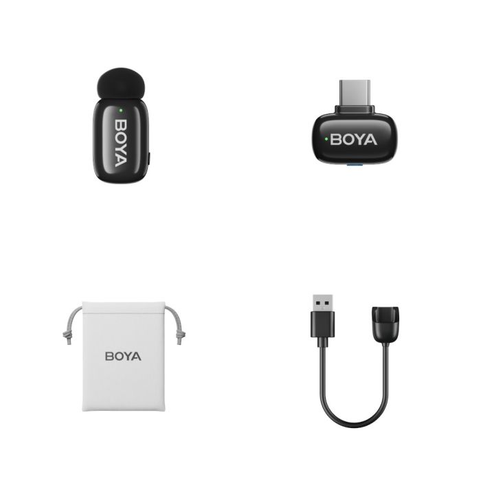 Мікрофон бездротової міні для телефону Type-C Boya Mini-17