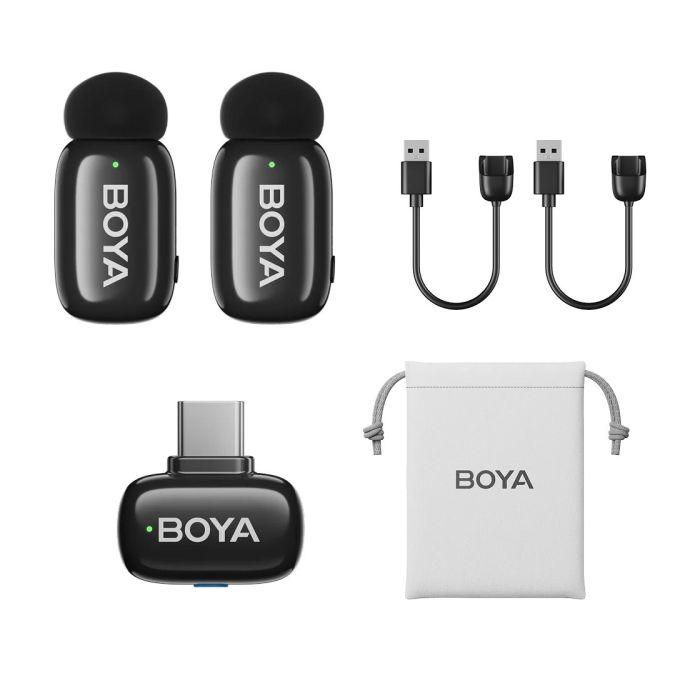 Мікрофон бездротовий для смартфонів Type-C ШІ-шумозаглушення Boya Mini 2-04