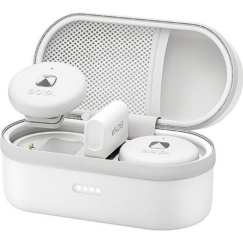 Мікрофон бездротовий Type-C білий iPhone Android Boya Omic-U White