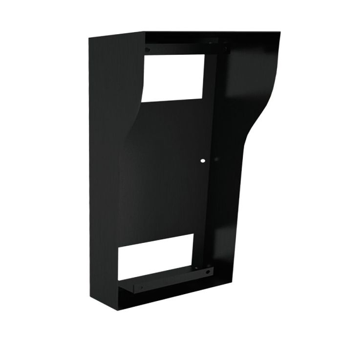 Монтажна коробка з козирком Bas-IP BR-AV8 (black) для накладного монтажу індивідуальних IP-відеопанелей Bas-IP