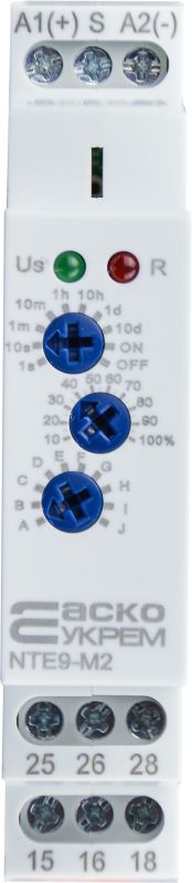 Реле часу багатофункціональне NTE9-M2 AC/DC 12-240V