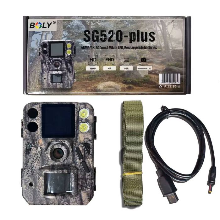 Міні фотопастка BolyGuard SG520-plus (48Mp, 18650)