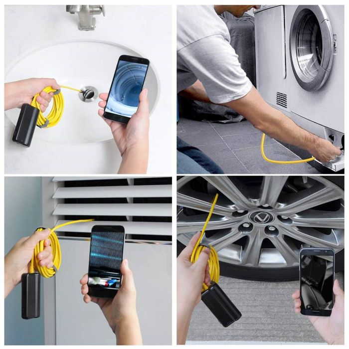 WiFi ендоскоп Depstech WF028DL (2 камери, 8 мм., 5 метрів) (1145)