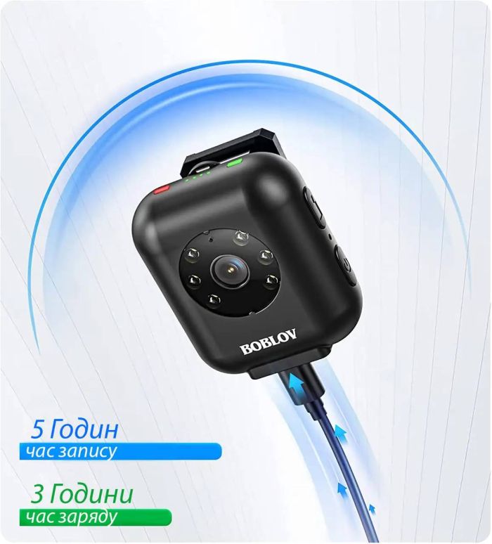Міні боді камера BOBLOV W4 (1210)