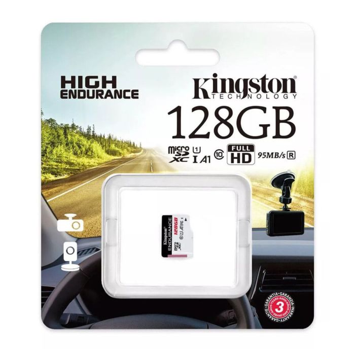 Карта пам'яті microSDXC (UHS-1 U1) Kingston Endurance 128Gb class 10 А1 (R95MB/s, W45MB/s) (SDCE/128GB)
