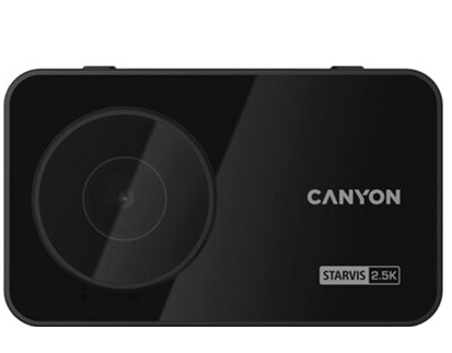 Відеореєстратор автомобільний Canyon DVR25GPS WQHD 2.5K 1440p GPS Wi-Fi Black (CND-DVR25GPS)