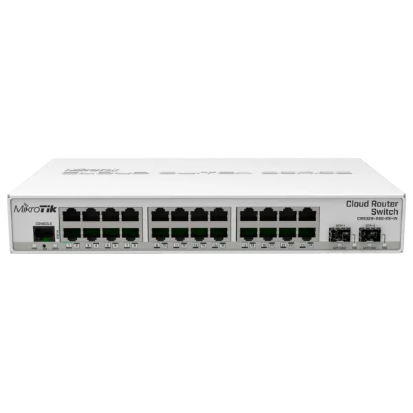 MikroTik 326-24G-2S+IN (CRS326-24G-2S+IN) Комутатор 24 порти керований