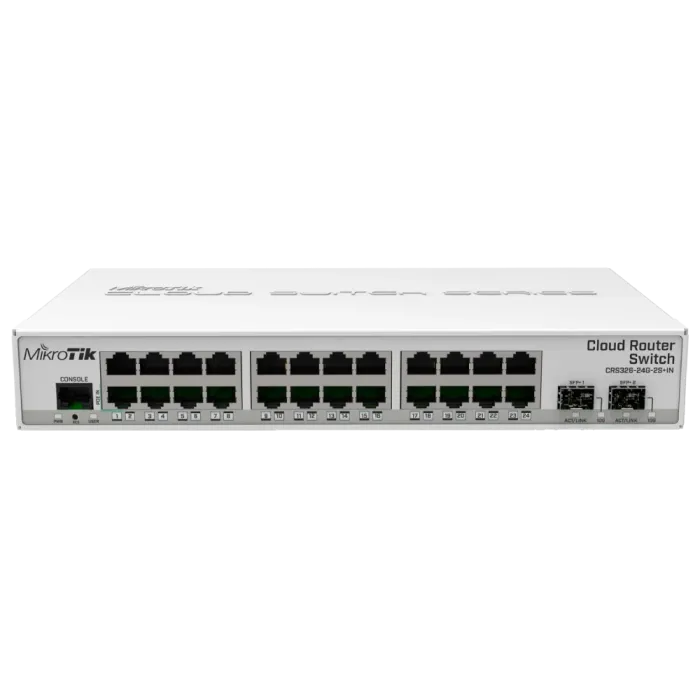MikroTik 326-24G-2S+IN (CRS326-24G-2S+IN) Комутатор 24 порти керований