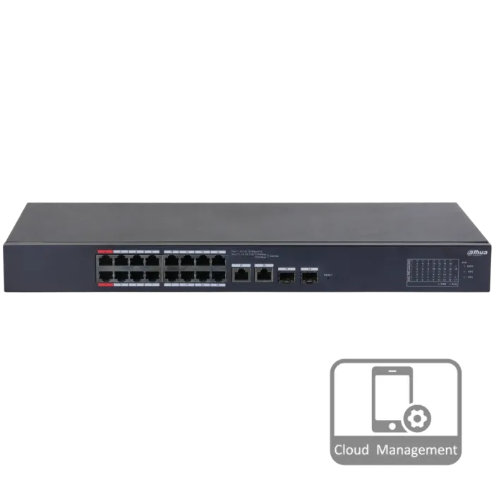 Dahua DH-CS4218-16ET-135 PoE Комутатор 18 портів керований