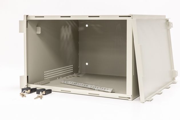 Шафа антивандальна 7U, 550х359х450 мм (Ш*В*Г), сіра