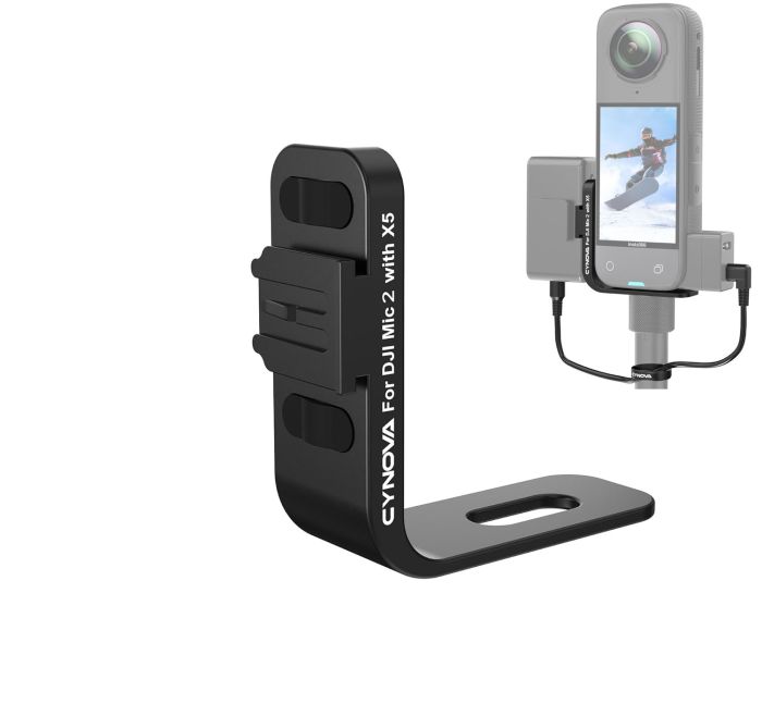 Кріплення для DJI Mic 2 на Insta360 X5 невидиме Cynova C-X5-CS02