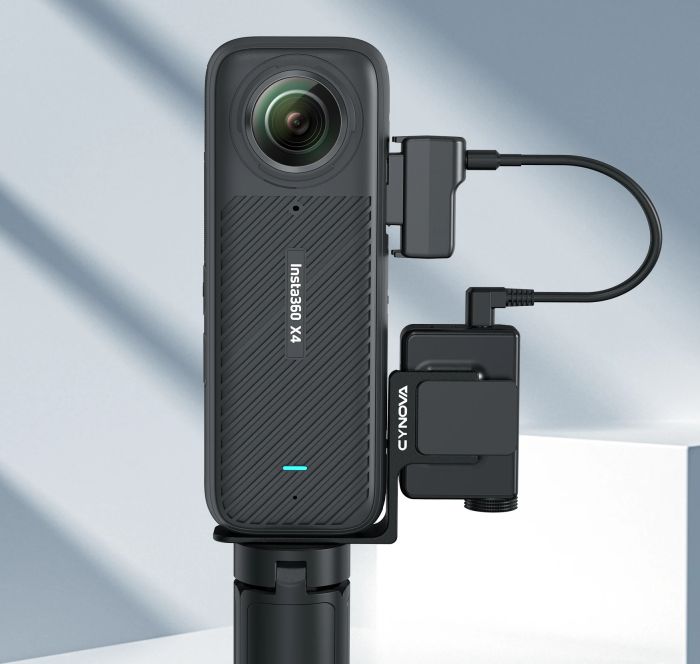 Кріплення для DJI Mic Mini на Insta360 X4/X3/X2 невидиме Cynova C-X4-CS03