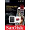 Карта пам'яті microSDXC (UHS-1 U3) SanDisk Extreme Pro A2 256Gb class 10 V30 (R200MB/s,W140MB/s) (adapter) (SDSQXCD-256G-GN6MA)
