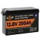 Акумулятор LP LiFePO4 12V (12,8V) - 200 Ah (2560Wh) (Smart BMS 150А) з BT пластик Уцінка